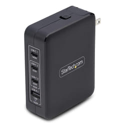 StarTech.com Caricatore USB-C da parete da 140W, 3x USB-C/1x USB-A, adattatore di alimentazione internazionale PD 3.1 GaN per MacBook/Dell XPS/Inspiron