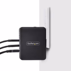StarTech.com Caricatore USB-C da parete da 140W, 3x USB-C/1x USB-A, adattatore di alimentazione internazionale PD 3.1 GaN per MacBook/Dell XPS/Inspiron - Vista aggiuntiva 7
