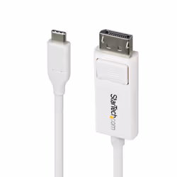 StarTech.com CDP2DP2MBW, 1,9 m, DisplayPort, USB tipo-C, Maschio, Maschio, Dritto