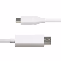 StarTech.com CDP2DP2MBW cavo e adattatore video 1,9 m DisplayPort USB tipo-C Bianco