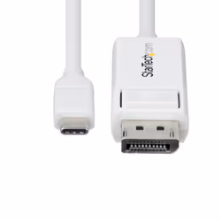 StarTech.com CDP2DP2MBW cavo e adattatore video 1,9 m DisplayPort USB tipo-C Bianco - Vista aggiuntiva 5