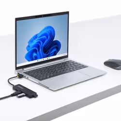 StarTech.com H5A4A-USB-HUB hub di interfaccia USB 3.2 Gen 1 (3.1 Gen 1) Type-A 5000 Mbit/s Nero - Vista aggiuntiva 8