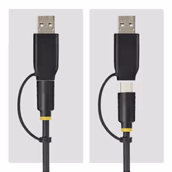 StarTech.com Adattatore Dock da USB-C / USB-A a M.2 NVMe, 10Gbps, Lettore Esterno per SSD M.2 NVMe con Installazione Senza Attrezzi, B+M/M-Key - Vista aggiuntiva 3