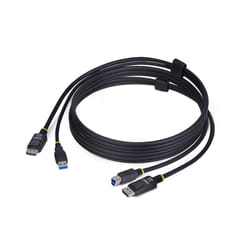 StarTech.com DU1226-KVM-CABLE cavo per tastiera, video e mouse Nero 1,8 m