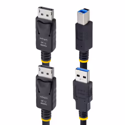 StarTech.com DU1226-KVM-CABLE cavo per tastiera, video e mouse Nero 1,8 m