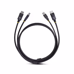 StarTech.com DU1226-KVM-CABLE cavo per tastiera, video e mouse Nero 1,8 m - Vista aggiuntiva 4