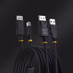 StarTech.com DU1226-KVM-CABLE cavo per tastiera, video e mouse Nero 1,8 m - Vista aggiuntiva 5