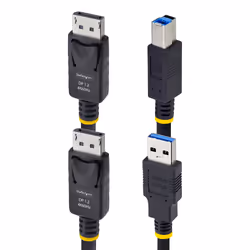 StarTech.com DU12210-KVM-CABLE cavo per tastiera, video e mouse Nero 3,1 m