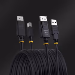 StarTech.com DU12210-KVM-CABLE cavo per tastiera, video e mouse Nero 3,1 m - Vista aggiuntiva 5
