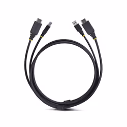 StarTech.com HU12210-KVM-CABLE cavo per tastiera, video e mouse Nero 3,1 m - Vista aggiuntiva 4