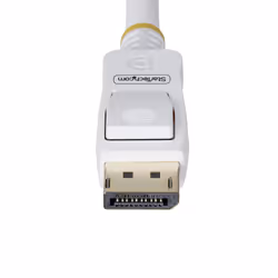 StarTech.com Cavo DisplayPort 1.2 certificato VESA bianco da 1,8 m, 4K 60 Hz, 21,6 Gbps, connettori DP a scatto, cavo DisplayPort DP 1.2, cavo monitor DP, M/M - Vista aggiuntiva 4