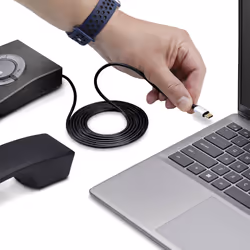 StarTech.com Adattatore da USB-C a RJ9 da 1,8m per telefono fisso o cuffie con cavo/wireless, utilizza l'hardware della linea esistente, per laptop/PC/dispositivi mobili - Vista aggiuntiva 3