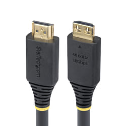 StarTech.com HDMI2-CABLE-GRIP-20F cavo HDMI 6,1 m HDMI tipo A (Standard) Nero