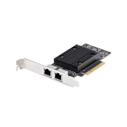 StarTech.com Scheda di rete PCIe Ethernet 10Gb a 2 porte, chipset Broadcom BCM57416, doppia RJ45 10GBase-T/Gigabit