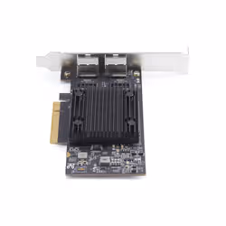 StarTech.com Scheda di rete PCIe Ethernet 10Gb a 2 porte, chipset Broadcom BCM57416, doppia RJ45 10GBase-T/Gigabit - Vista aggiuntiva 3
