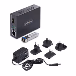 StarTech.com MCM1110SMLC20 convertitore multimediale di rete 2000 Mbit/s 1310 nm Modalità singola Nero - Vista aggiuntiva 7