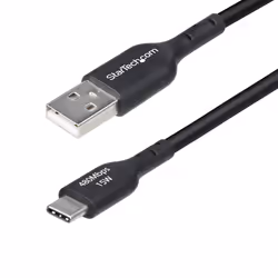 StarTech.com Cavo di Ricarica USB-A a USB-C da 3m - Cavetto di Carica Rapida USB-A a Type-C da 3A, Cavo per Trasferimento Dat ...