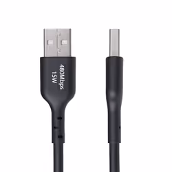 StarTech.com Cavo di Ricarica USB-A a USB-C da 3m - Cavetto di Carica Rapida USB-A a Type-C da 3A, Cavo per Trasferimento Dati USB 2.0 rivestito in TPE - Nero
