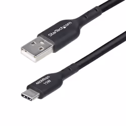 StarTech.com Cavo di Ricarica USB-A a USB-C da 4m - Cavetto di Carica Rapida USB-A a Type-C da 3A, Cavo per Trasferimento Dat ...