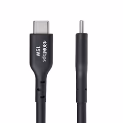 StarTech.com Cavo di Ricarica USB-A a USB-C da 4m - Cavetto di Carica Rapida USB-A a Type-C da 3A, Cavo per Trasferimento Dati USB 2.0 rivestito in TPE - Nero
