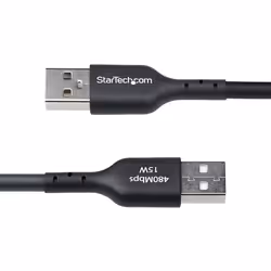 StarTech.com Cavo di Ricarica USB-A a USB-C da 4m - Cavetto di Carica Rapida USB-A a Type-C da 3A, Cavo per Trasferimento Dati USB 2.0 rivestito in TPE - Nero - Vista aggiuntiva 4