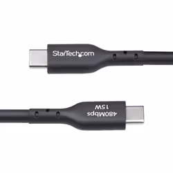 StarTech.com Cavo di Ricarica USB-A a USB-C da 4m - Cavetto di Carica Rapida USB-A a Type-C da 3A, Cavo per Trasferimento Dati USB 2.0 rivestito in TPE - Nero - Vista aggiuntiva 5