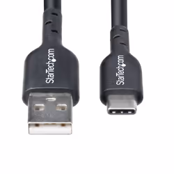 StarTech.com Cavo di Ricarica USB-A a USB-C da 4m - Cavetto di Carica Rapida USB-A a Type-C da 3A, Cavo per Trasferimento Dati USB 2.0 rivestito in TPE - Nero - Vista aggiuntiva 6
