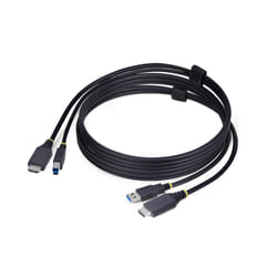 StarTech.com HU1226-KVM-CABLE cavo per tastiera, video e mouse Nero 1,8 m