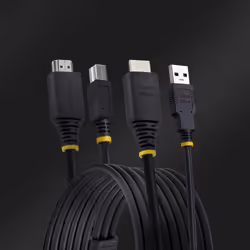 StarTech.com HU1226-KVM-CABLE cavo per tastiera, video e mouse Nero 1,8 m - Vista aggiuntiva 5
