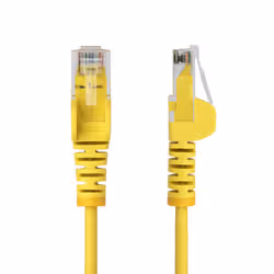 StarTech.com Cavo Ethernet CAT6 Giallo da 1m; Patch UTP con Plug RJ45 Antigroviglio e Rilievi di Trazione, Cavo Lan Slim in Rame Puro 28AWG, Sottoposto a test Fluke - Vista aggiuntiva 2
