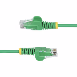 StarTech.com Cavo Ethernet CAT6 Verde da 50cm; Patch UTP con Plug RJ45 Antigroviglio e Rilievi di Trazione, Cavo Lan Slim in Rame Puro 28AWG, Sottoposto a test Fluke - Vista aggiuntiva 3