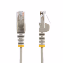StarTech.com Cavo Ethernet CAT6 Grigio da 5m; Patch UTP con Plug RJ45 Antigroviglio e Rilievi di Trazione, Cavo Lan Slim in Rame Puro 28AWG, Sottoposto a test Fluke - Vista aggiuntiva 2