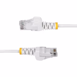 StarTech.com Cavo Ethernet CAT6 Bianco da 10m; Patch UTP con Plug RJ45 Antigroviglio e Rilievi di Trazione, Cavo Lan Slim in Rame Puro 28AWG, Sottoposto a test Fluke - Vista aggiuntiva 3