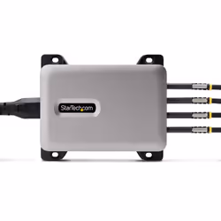 StarTech.com Caricatore USB-C a 4 porte multidispositivo, 240 W totali, porta singola 140 W EPR, PD 3.1, porte con blocco a vite, staffa di montaggio inclusa - Vista aggiuntiva 8