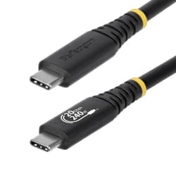 StarTech.com Cavo USB4 da 2m, Cavo USB-C Certificato USB-IF, 20 Gbps, PD EPR 240W, DP 1.4 4K 120Hz, Cavetto Tipo-C con guaina in TPE