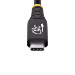 StarTech.com Cavo USB4 da 2m, Cavo USB-C Certificato USB-IF, 20 Gbps, PD EPR 240W, DP 1.4 4K 120Hz, Cavetto Tipo-C con guaina in TPE - Vista aggiuntiva 4