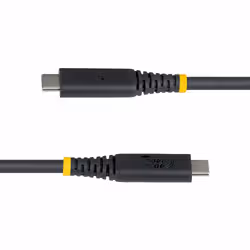 StarTech.com CC1M40GUSB4TP cavo USB USB4 Gen 3x2 1 m USB C 40 Gbit/s 240 W Nero - Vista aggiuntiva 3