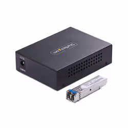 StarTech.com MCM1110SMLC40 convertitore multimediale di rete 2000 Mbit/s 1310 nm Modalità singola Nero - Vista aggiuntiva 2