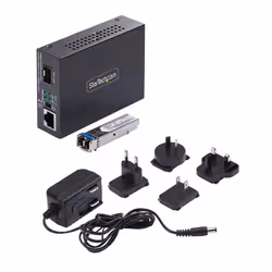 StarTech.com MCM1110SMLC40 convertitore multimediale di rete 2000 Mbit/s 1310 nm Modalità singola Nero - Vista aggiuntiva 7