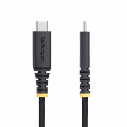 StarTech.com Cavo di Ricarica USB-C da 1 m, 240W (5A) PD EPR, Guaina con Doppio Strato in Silicone e Nylon Intrecciato, Cavo USB 2.0 Certificato USB-IF Robusto e Ultra Flessibile - Vista aggiuntiva 2