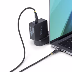StarTech.com Cavo di Ricarica USB-C da 1 m, 240W (5A) PD EPR, Guaina con Doppio Strato in Silicone e Nylon Intrecciato, Cavo USB 2.0 Certificato USB-IF Robusto e Ultra Flessibile - Vista aggiuntiva 5