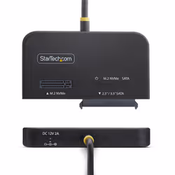 StarTech.com USB31CSAT3M2E docking station per unità di archiviazione USB 3.2 Gen 2 (3.1 Gen 2) Type-C Nero - Vista aggiuntiva 2