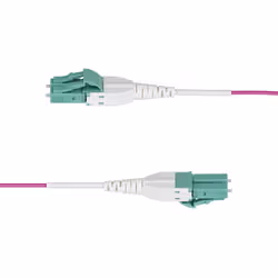 StarTech.com Cavo in fibra ottica multimodale da 5m LC a LC (UPC) OM4 Viola Erica, 50/125 µm, 40G/100G, LOMMF/VCSEL, cavo in fibra Uniboot, certificato OFNR Riser - Vista aggiuntiva 3
