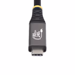 StarTech.com Cavo USB4 da 1,5 m, Cavo USB-C Certificato USB-IF, 80Gbps, PD 240W, 8K 120Hz / 4K 240Hz DP2.1 DP80, Cavetto Tipo-C compatibile Thunderbolt 4 - Vista aggiuntiva 4