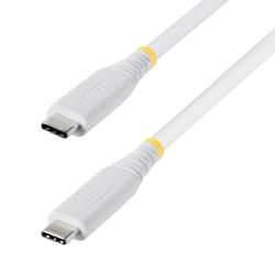 StarTech.com CC1M40GUSB4TPW cavo USB USB4 Gen 3x2 1 m USB C Bianco