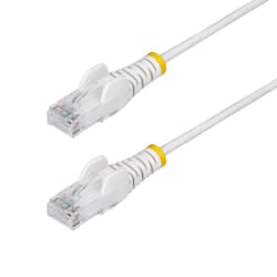 StarTech.com N6PAT25CMWHS cavo di rete Bianco 0,25 m Cat6 U/UTP (UTP)