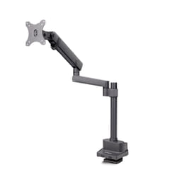 StarTech.com Supporto per Monitor da Scrivania, Braccio Articolato Meccanico a Molla per Display fino a 40"/8kg; Morsetto a C/Passante, Regolabile senza Attrezzi
