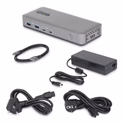 StarTech.com 201UE-USBC-DOCK replicatore di porte e docking station per laptop Cablato USB 3.2 Gen 2 (3.1 Gen 2) Type-C Grigio - Vista aggiuntiva 2