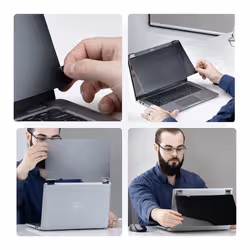 StarTech.com Filtro Privacy Luminoso da 14” 16:9 con Supporto Touch, Schermo Privacy Ribaltabile Antiriflesso, Trasmittanza Luminosa 75%, Angolo di Visione ±30° - Vista aggiuntiva 4