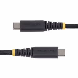 StarTech.com Cavo di Ricarica USB-C da 3m, 60W (3A) PD, Guaina con Doppio Strato Intrecciato in Nylon/TPE, Robusto Cavetto USB 2.0 per la Ricarica di Laptop - Vista aggiuntiva 3